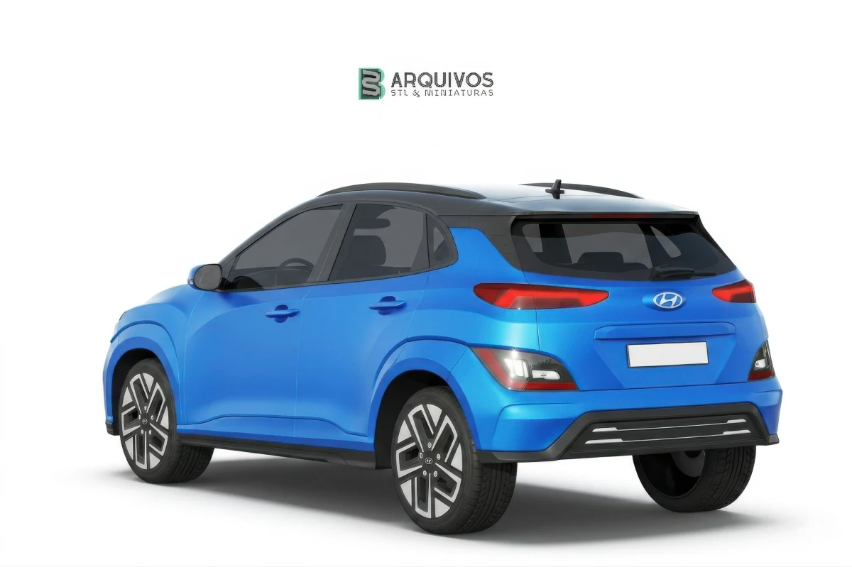 Modelo 3D STL - Hyundai KONA electric 2022 — foto 5